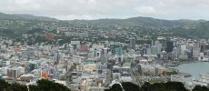 Wellington, NZ, Blick von Mt. Victoria