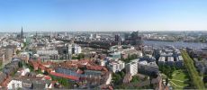 Hamburg, Rundblick vom Michel